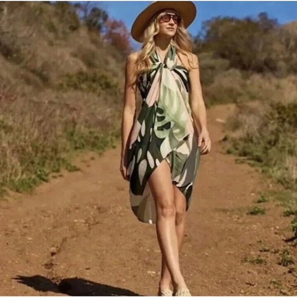 Wrap Accessories - NEW Virginia Wolf Multi Wear Wrap Tropical Sarong